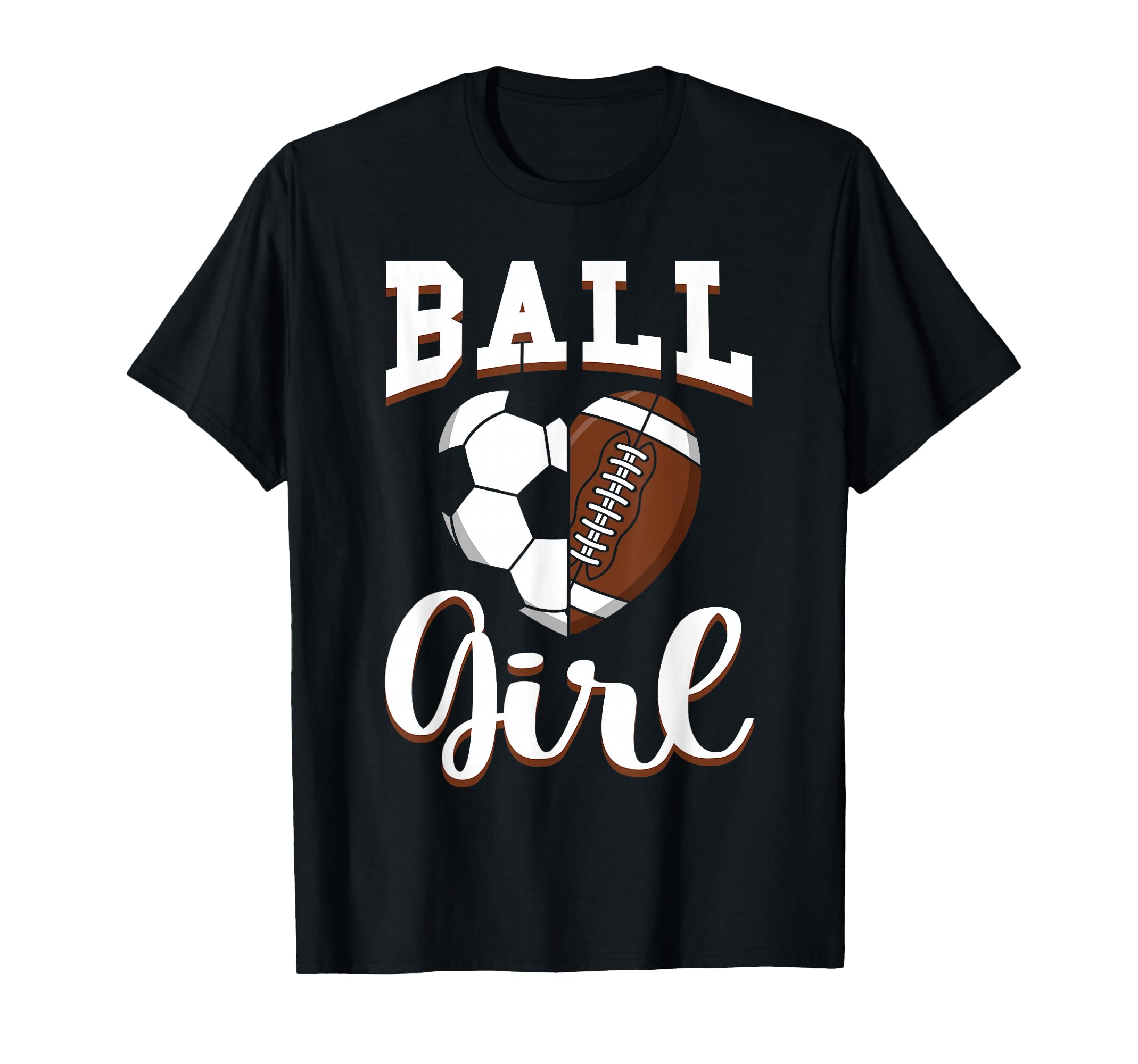 Ball Soccer Football Lovers Gifts Heart T-Shirt - Graphic Print Men Women - T-Shirt, Sweatshirt, Hoodie