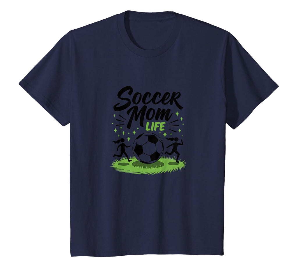 Soccer Mom Life Proud Parent Team Spirit Sweatshirt - Trendy Graphic Unisex - T-Shirt, Sweatshirt, Hoodie
