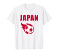 Japan Soccer Football Japanese Flag T-Shirt - Fun Novelty Design Men Women - T-Shirt, Sweatshirt, Hoodie