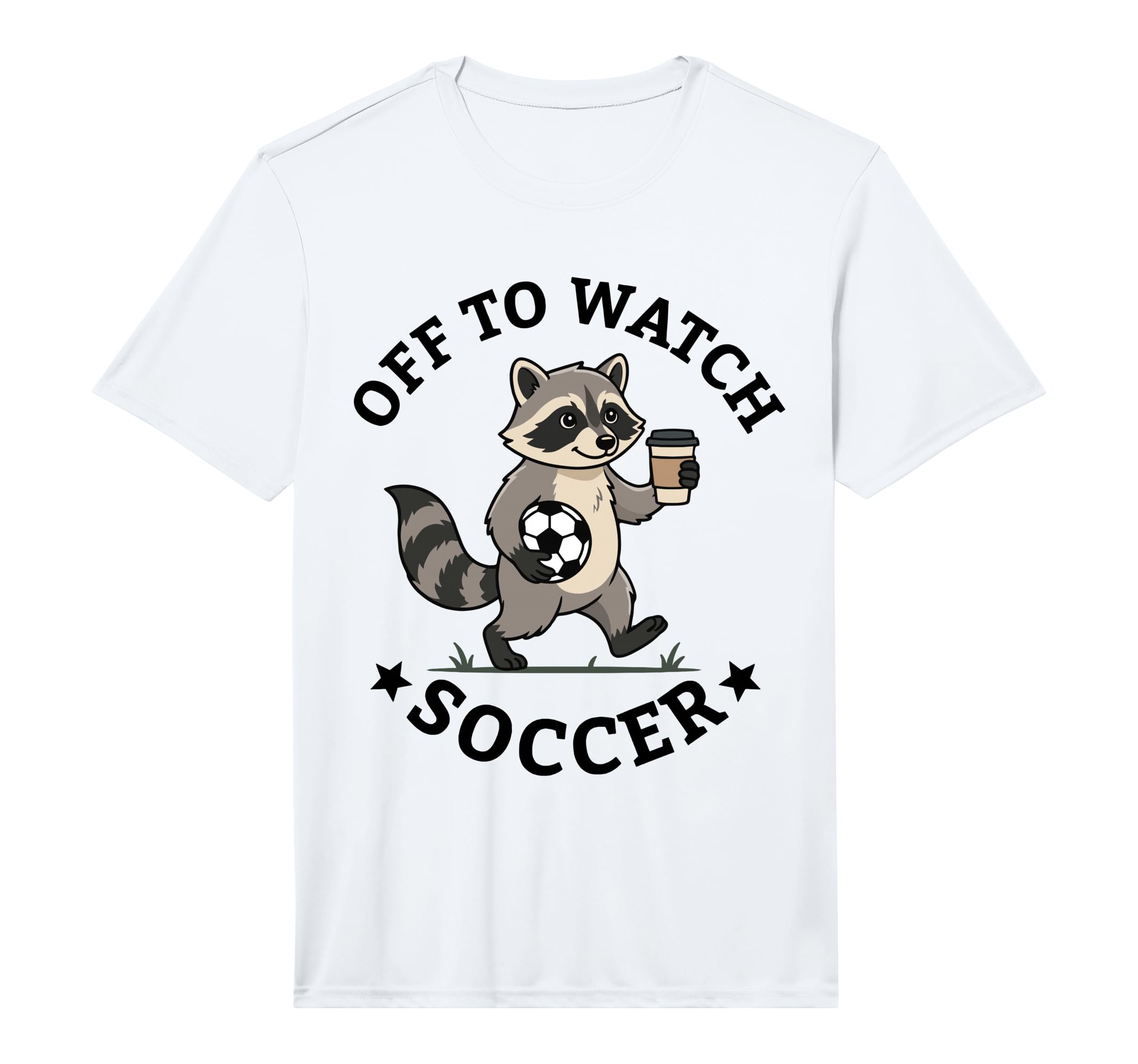 Mens Off To Watch Soccer Mom Funny T-Shirt - Minimalist Print Unisex - T-Shirt, Sweatshirt, Hoodie