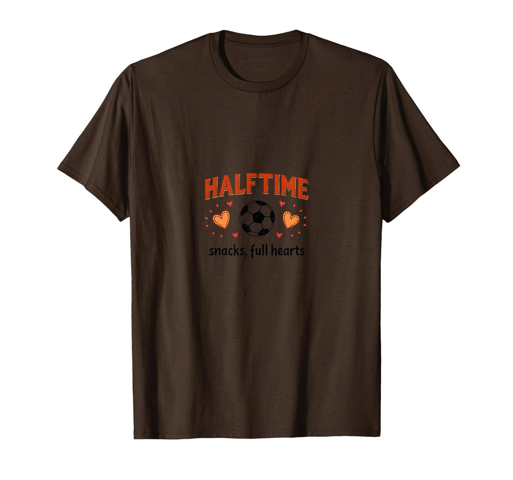 Halftime Snacks Full Hearts Soccer Mom T-Shirt - Unique Graphic Men Women - T-Shirt, Sweatshirt, Hoodie