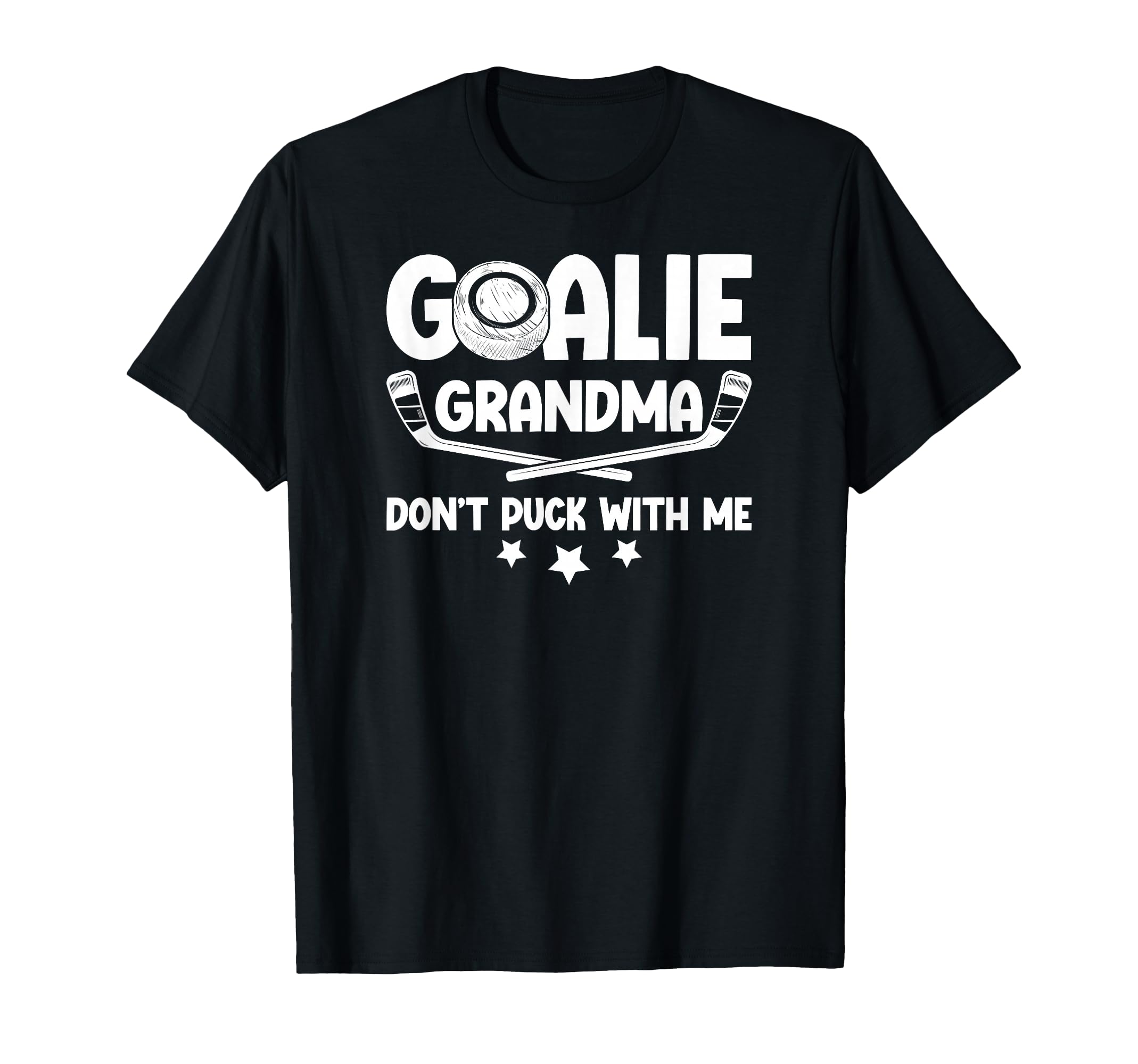 Hockey Goalie Grandma Funny Ice T-Shirt - Custom Art Print for Adults - T-Shirt, Sweatshirt, Hoodie