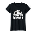 Soccer Momma Gifts Mothers Day Soccer T-Shirt - Fun Novelty Design Unisex - T-Shirt, Sweatshirt, Hoodie