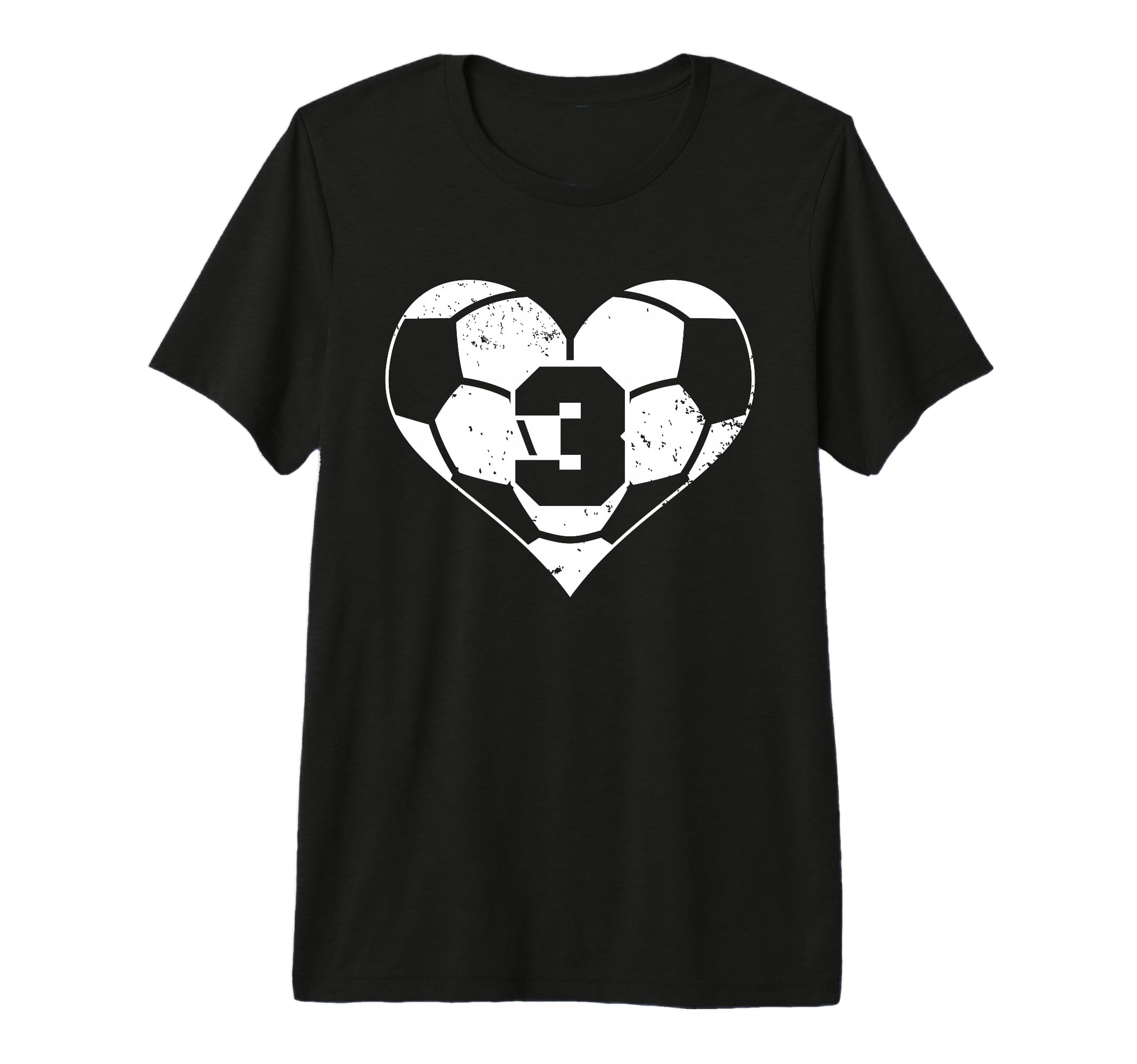 Soccer Number 3 Jersey Funny Soccer T-Shirt - Graphic Print Men Women - T-Shirt, Sweatshirt, Hoodie