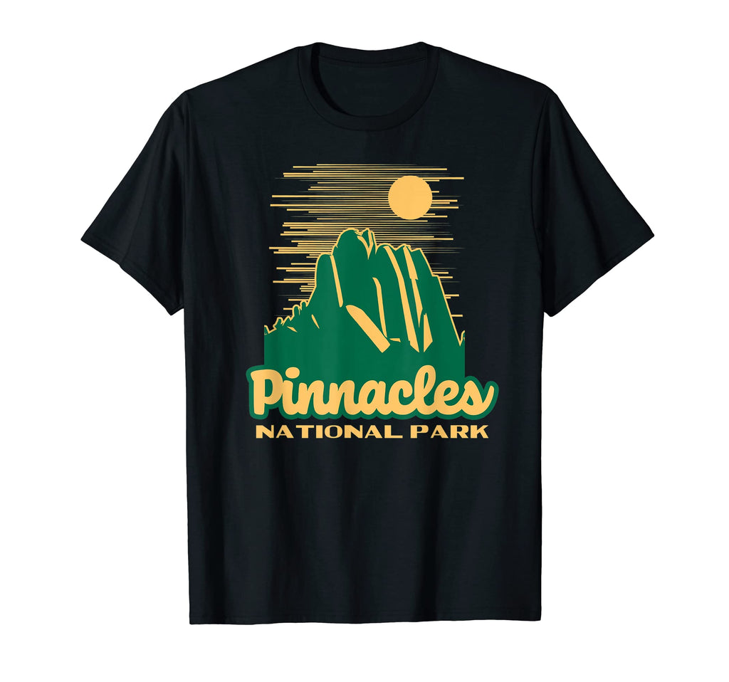 Pinnacles National Park 80S Park Sign T-Shirt - Custom Art Print Unisex - T-Shirt, Sweatshirt, Hoodie