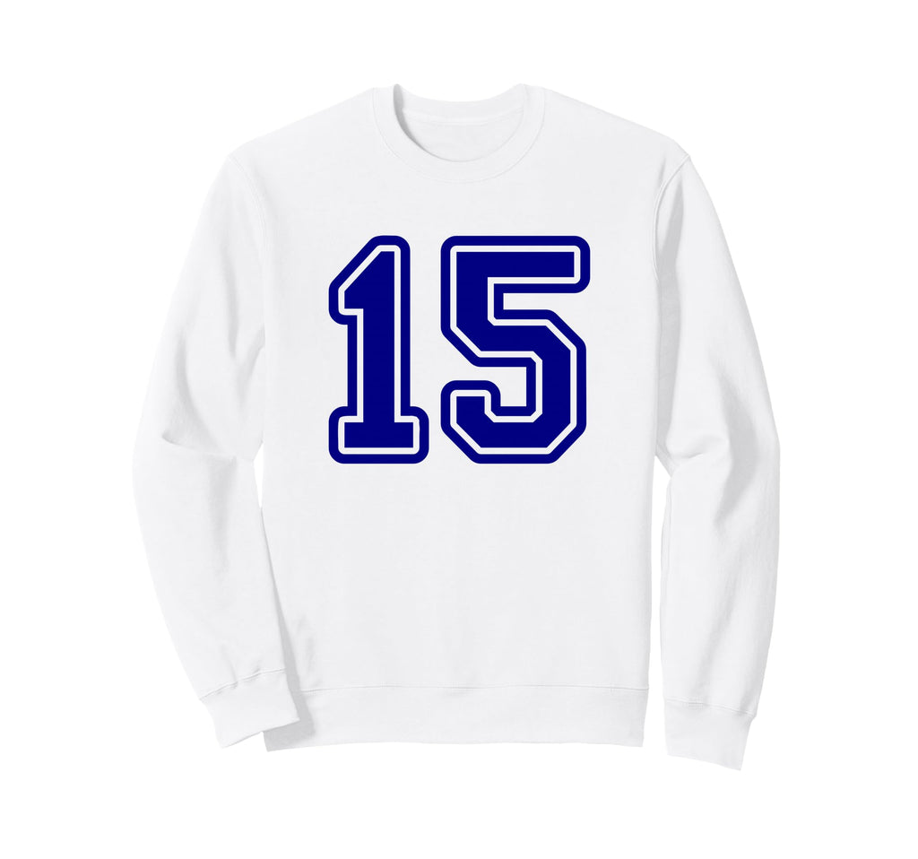 Blue Sport Team 15 Sweatshirt - Graphic Print for Adults - T-Shirt, Sweatshirt, Hoodie
