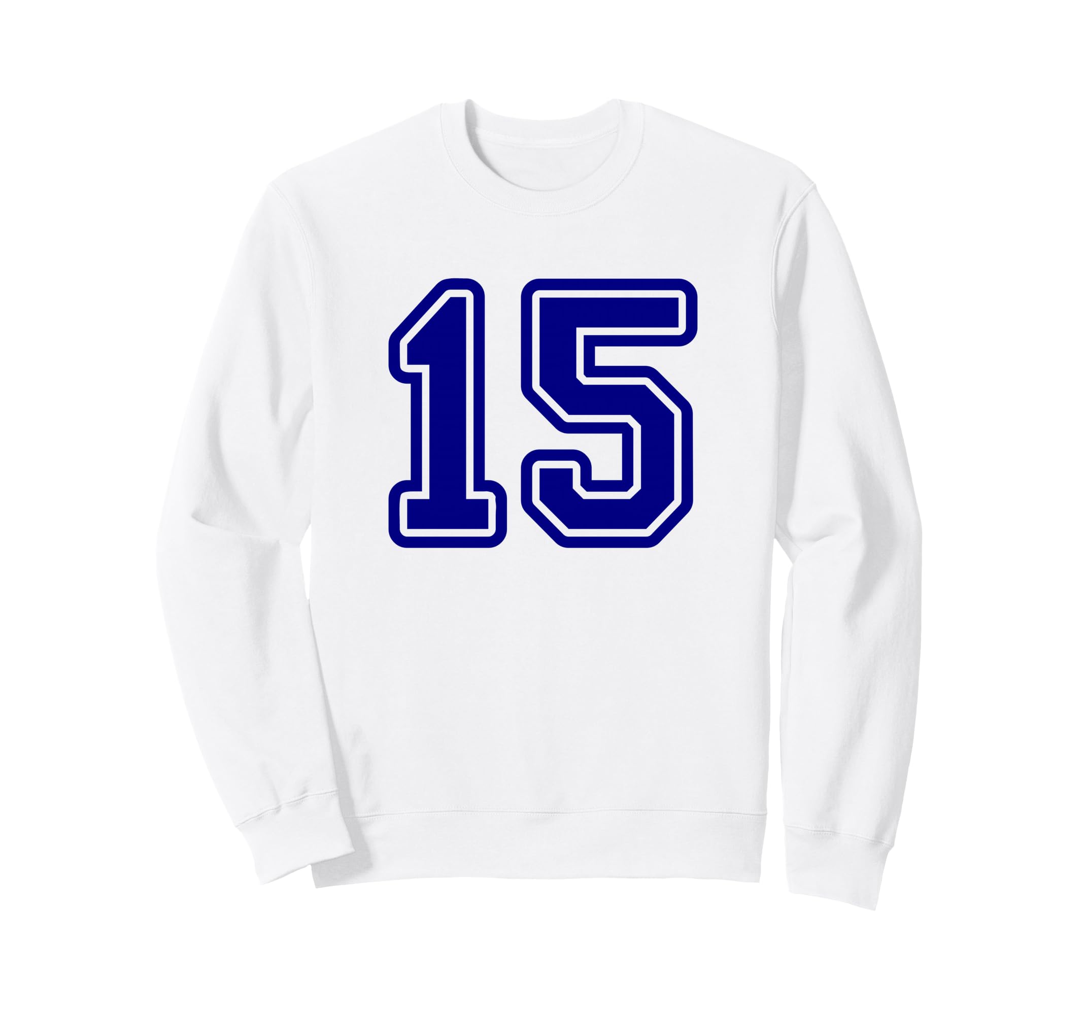 Blue Sport Team 15 Sweatshirt - Graphic Print for Adults - T-Shirt, Sweatshirt, Hoodie