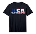 Usa American Flag Red White And Blue T-Shirt - Fun Novelty Design Unisex - T-Shirt, Sweatshirt, Hoodie