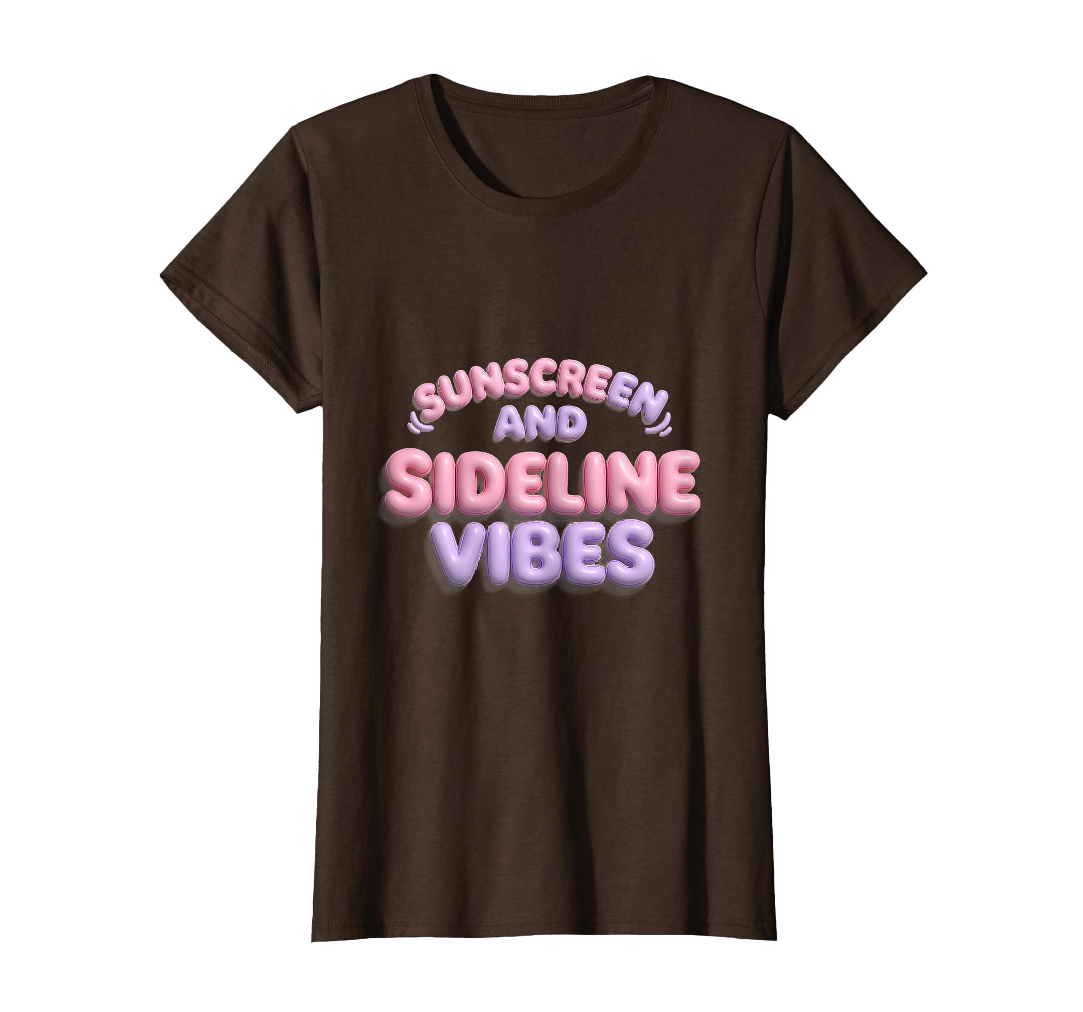 Sunscreen And Sideline Vibes Soccer Mom T-Shirt - Minimalist Print Unisex - T-Shirt, Sweatshirt, Hoodie