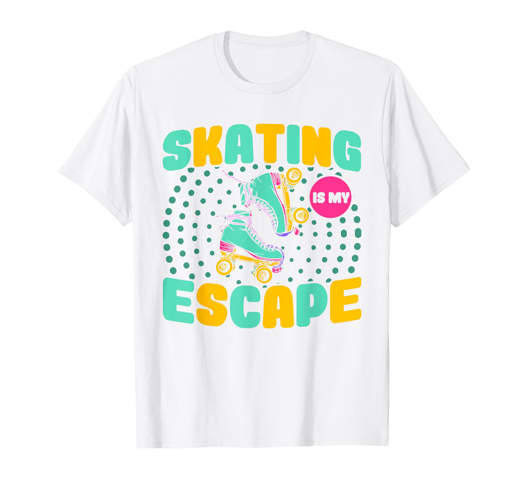 Roller Skates Skating Is My Escape T-Shirt - Aesthetic Graphic Unisex - T-Shirt, Sweatshirt, Hoodie