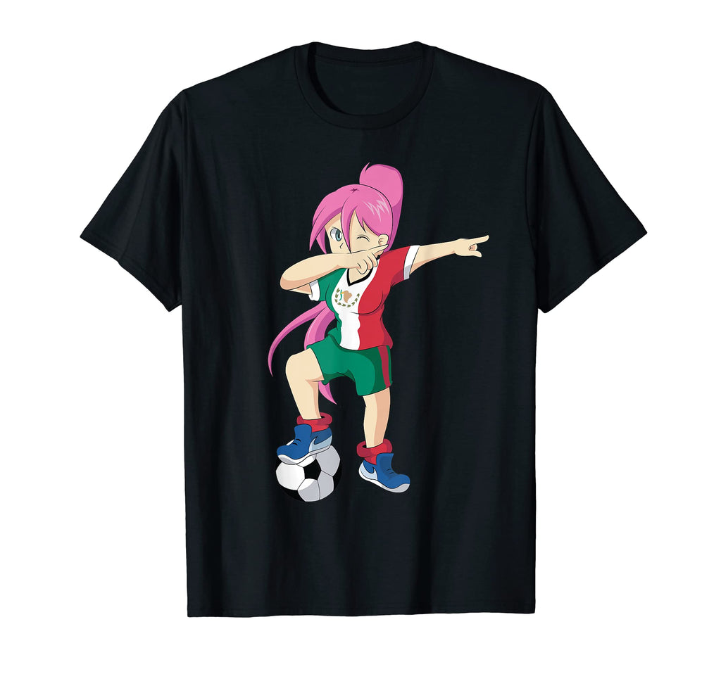 Mexico Soccer Football Dab Dabbing T-Shirt - Aesthetic Graphic Men Women - T-Shirt, Sweatshirt, Hoodie