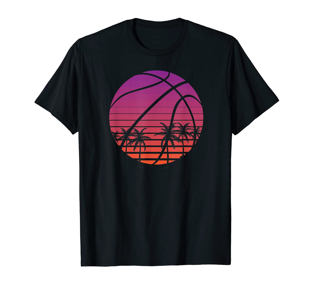 80S Sunset Palm Outrun Aesthetic T-Shirt - Minimalist Print Unisex - T-Shirt, Sweatshirt, Hoodie