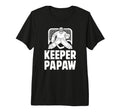 Mens Ice Hockey Keeper Papaw Ice T-Shirt - Custom Art Print for Adults - T-Shirt, Sweatshirt, Hoodie