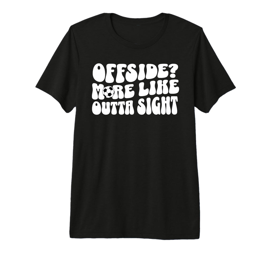 Soccer Mom Offside Rule Funny Tri Blend T-Shirt - Custom Art Print Unisex - T-Shirt, Sweatshirt, Hoodie