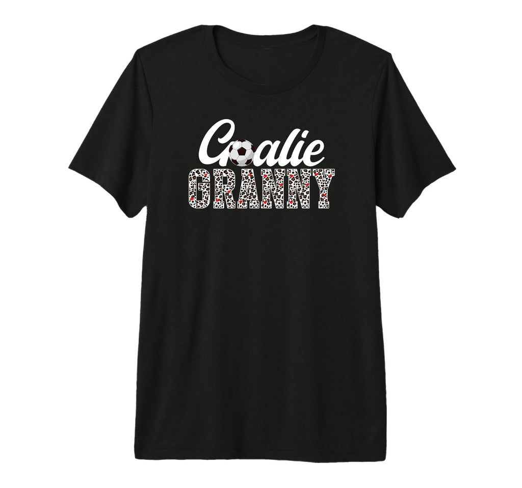 Soccer Goalie Granny Leopard Soccer T-Shirt - Novelty Apparel Men Women - T-Shirt, Sweatshirt, Hoodie