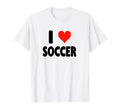 I Love Soccer Heart Soccer Futbol Field T-Shirt - Trendy Graphic Unisex - T-Shirt, Sweatshirt, Hoodie