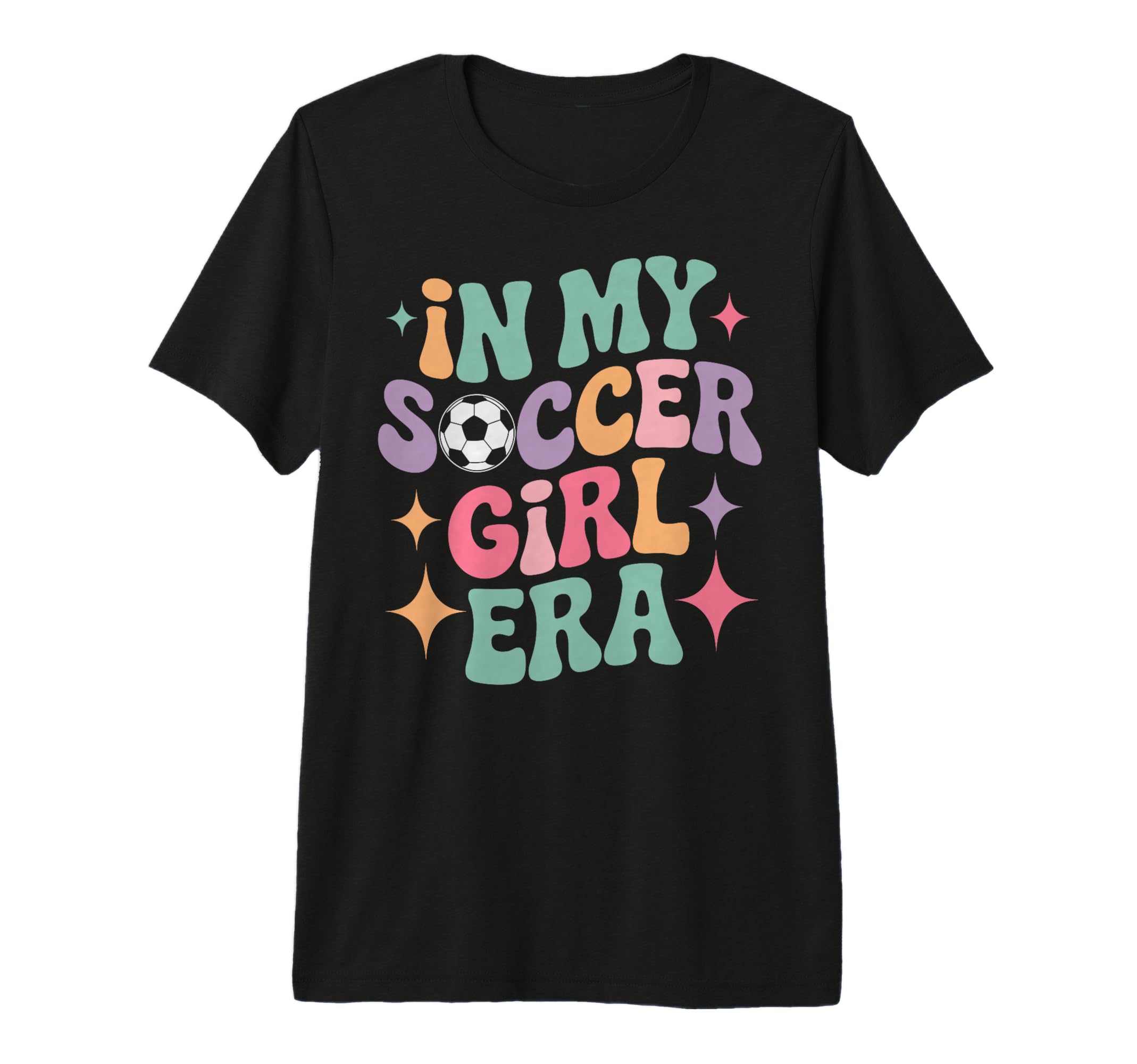 My Soccer Era Groovy Football T-Shirt - Aesthetic Graphic for Adults - T-Shirt, Sweatshirt, Hoodie
