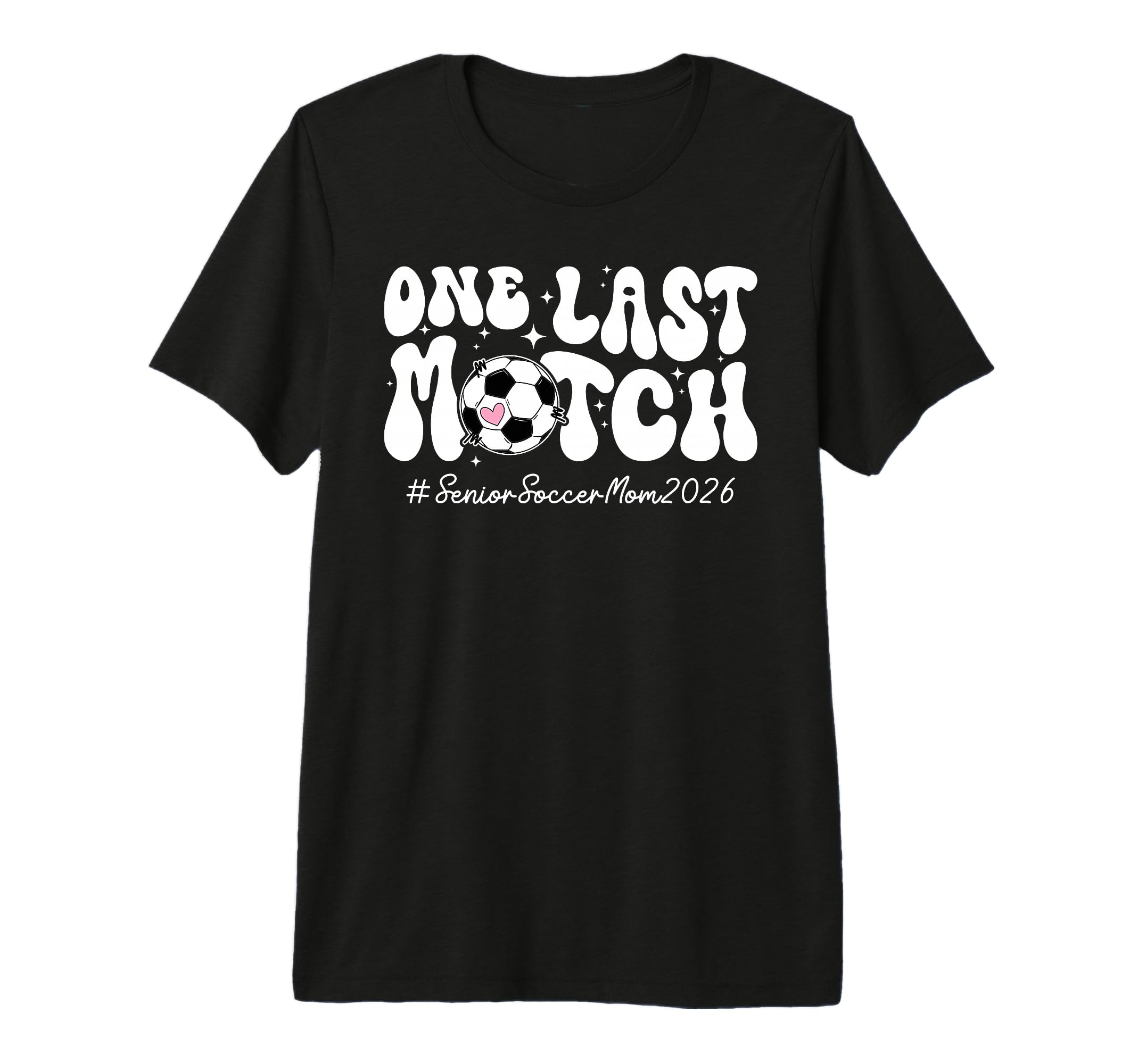 Groovy Soccer Senior Mom 2026 Soccer T-Shirt - Casual Everyday Wear Unisex - T-Shirt, Sweatshirt, Hoodie