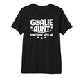 Hockey Goalie Aunt Funny Ice Hockey T-Shirt - Minimalist Print Men Women - T-Shirt, Sweatshirt, Hoodie