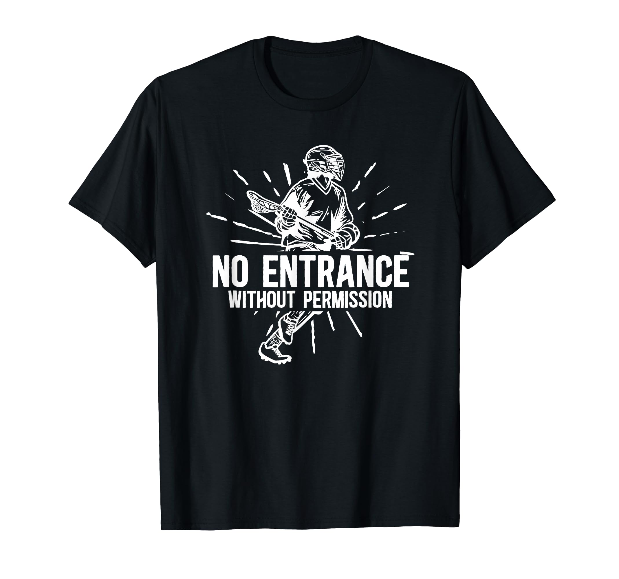 Lacrosse Goalie Funny Lacrosse Keeper T-Shirt - Trendy Graphic Unisex - T-Shirt, Sweatshirt, Hoodie