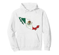 Mexico Flag Mexican Hispanic Pride Hoodie - Custom Art Print Men Women - T-Shirt, Sweatshirt, Hoodie