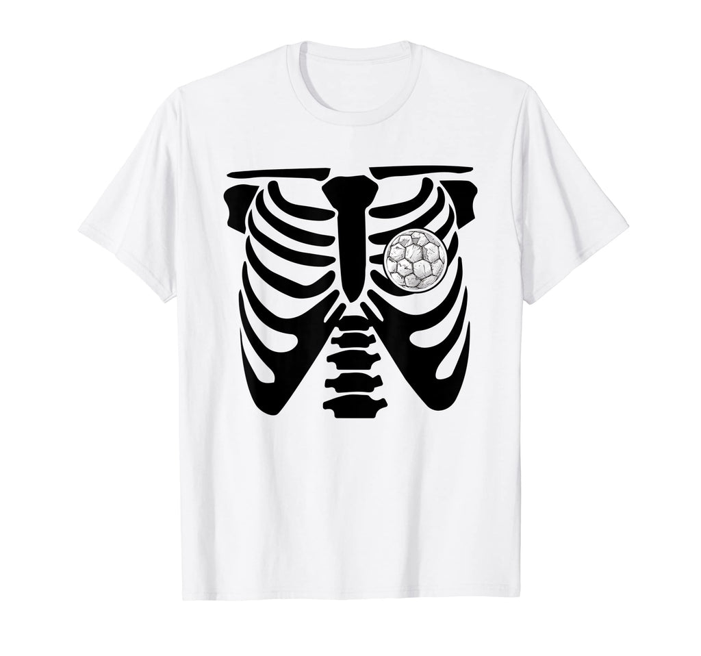 Soccer Game Day Skeleton Soccer T-Shirt - Aesthetic Graphic for Adults - T-Shirt, Sweatshirt, Hoodie
