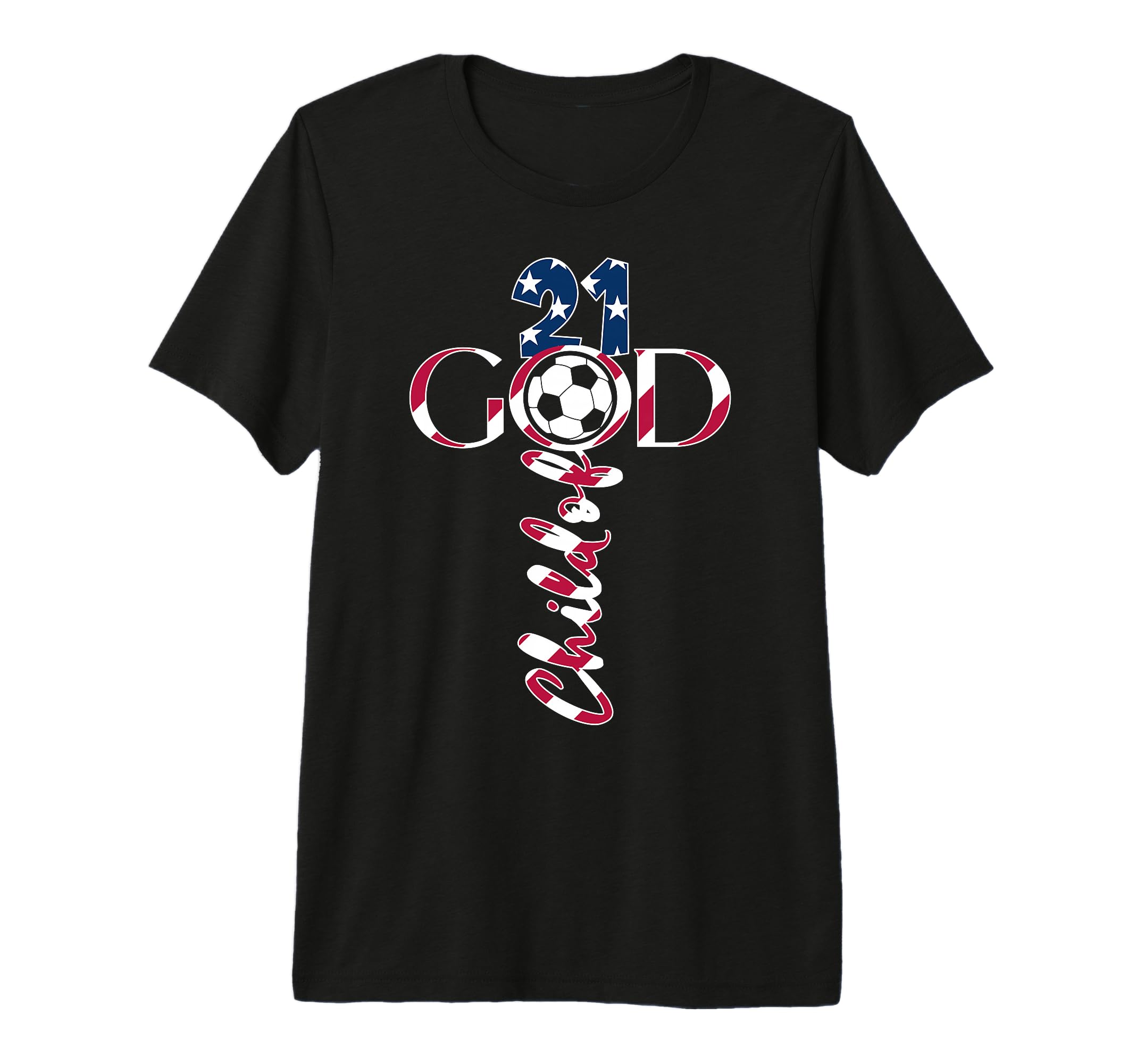 Jesus 21 Years Child God Soccer 21St T-Shirt - Trendy Graphic Men Women - T-Shirt, Sweatshirt, Hoodie