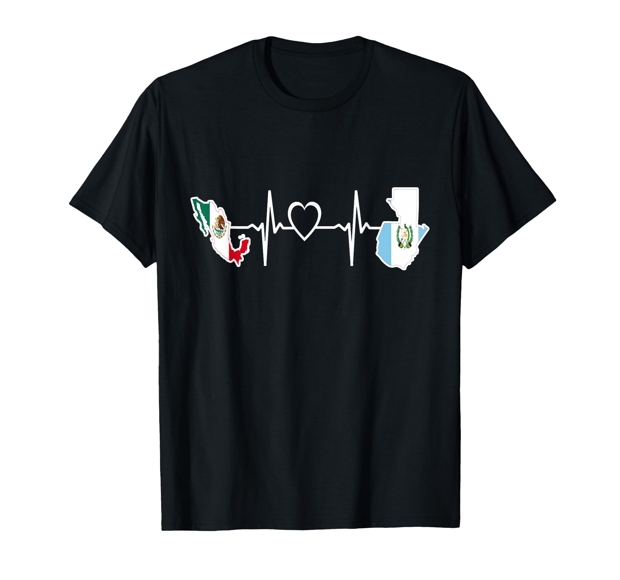 Mexican Guatemalan Flag Guatemala T-Shirt - Unique Graphic Men Women - T-Shirt, Sweatshirt, Hoodie