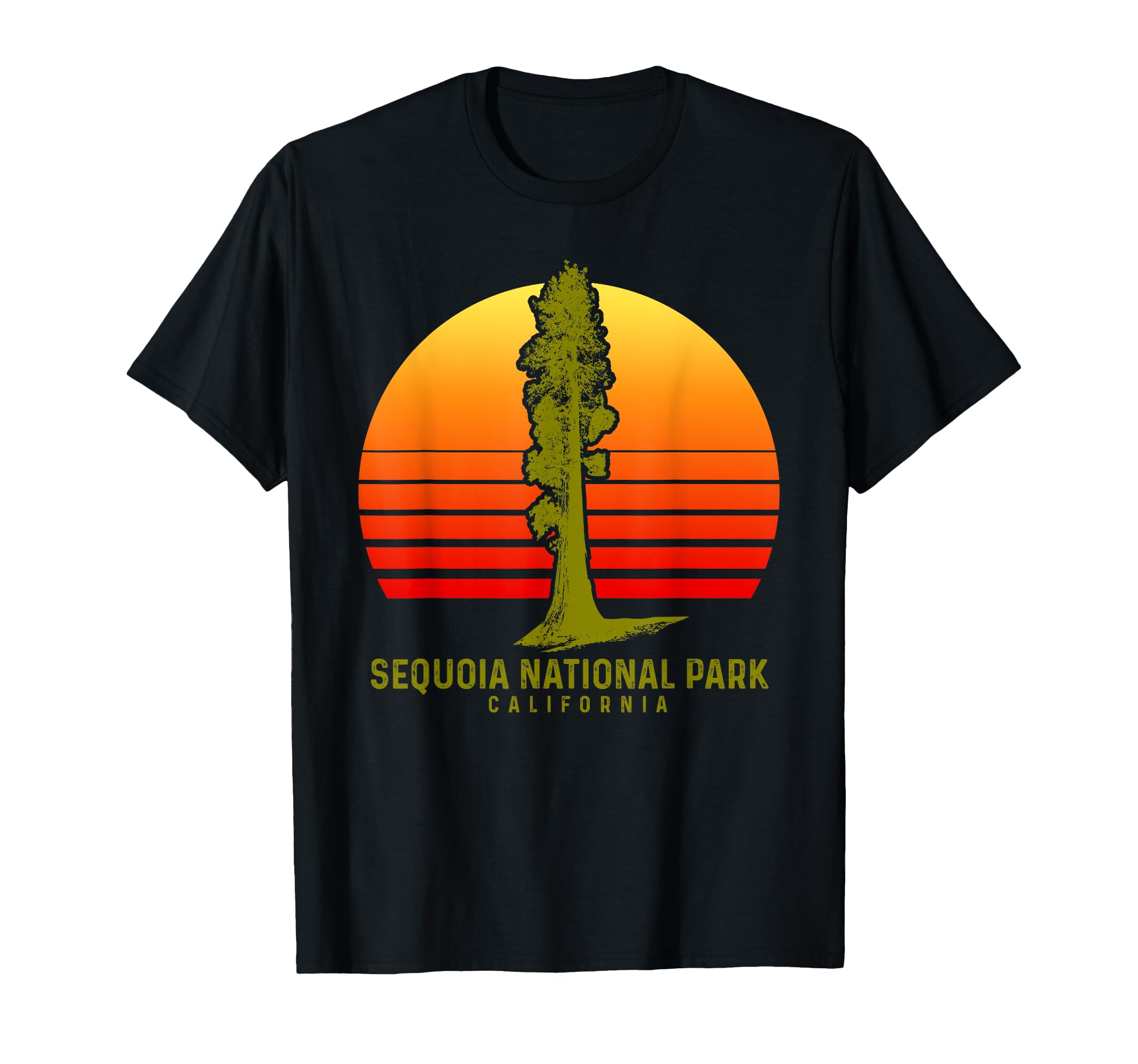 Sequoia National Park Minimalist T-Shirt - Novelty Apparel for Adults - T-Shirt, Sweatshirt, Hoodie
