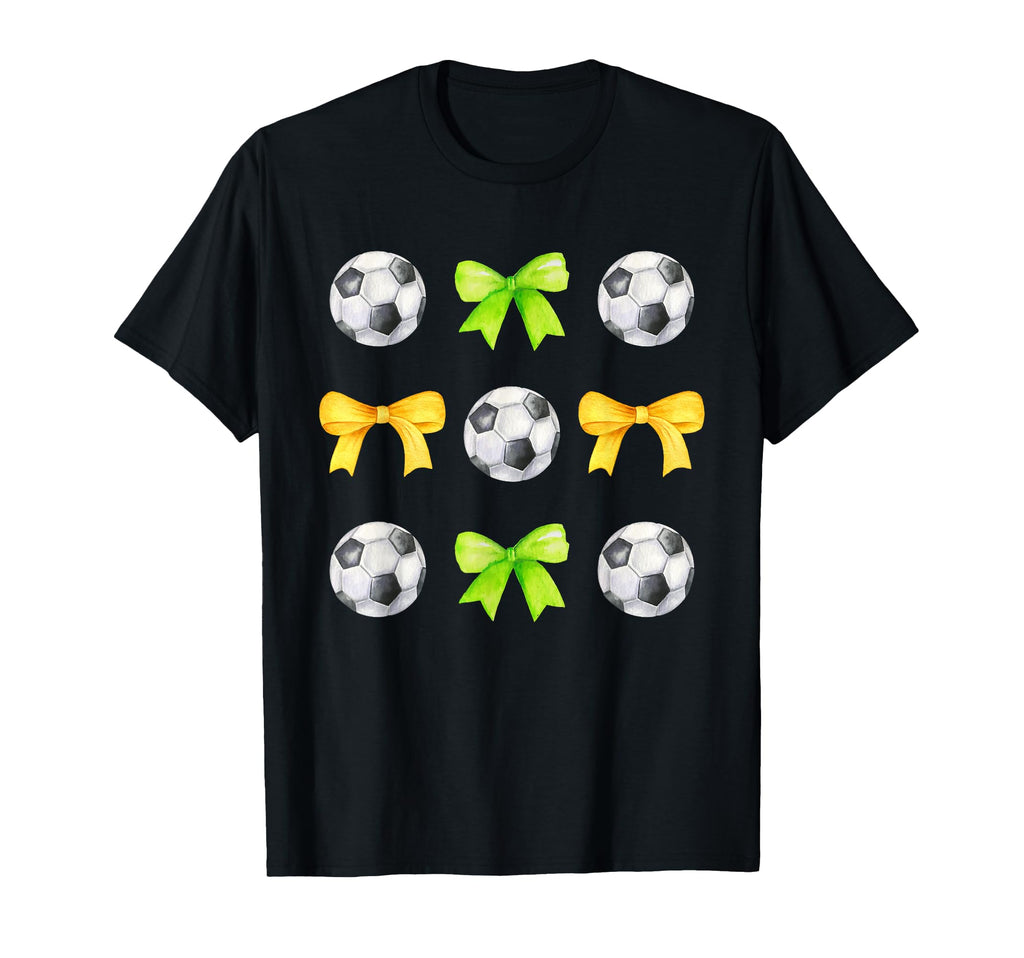 Soccer Balls Bows Womens Soccer Player T-Shirt - Streetwear Style Unisex - T-Shirt, Sweatshirt, Hoodie