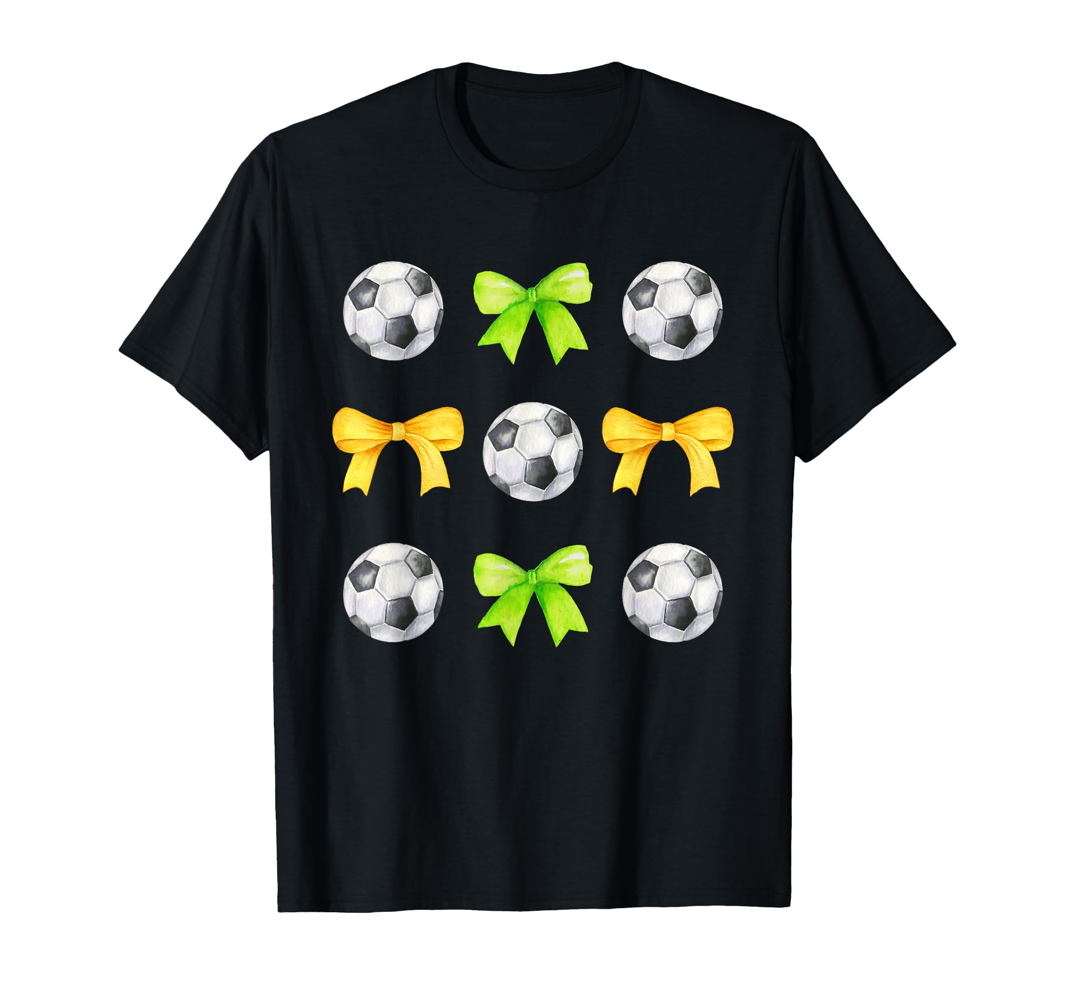 Soccer Balls Bows Womens Soccer Player T-Shirt - Streetwear Style Unisex - T-Shirt, Sweatshirt, Hoodie