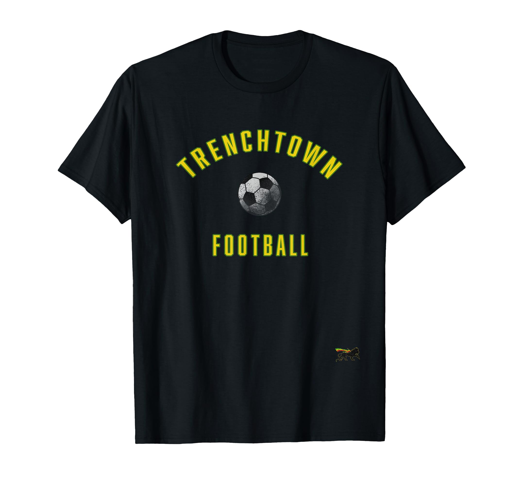 Trenchtown Football Soccer Jamaica T-Shirt - Trendy Graphic for Adults - T-Shirt, Sweatshirt, Hoodie
