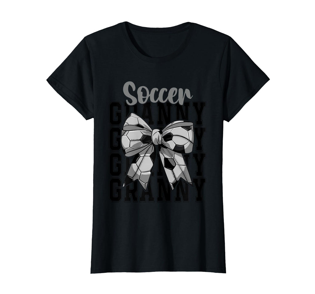 Soccer Granny Coquette Bow Biggest Fan T-Shirt - Fun Novelty Design Unisex - T-Shirt, Sweatshirt, Hoodie