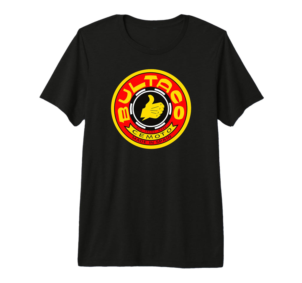 Bultaco Motorcycle Tri Blend T-Shirt - Aesthetic Graphic for Adults - T-Shirt, Sweatshirt, Hoodie