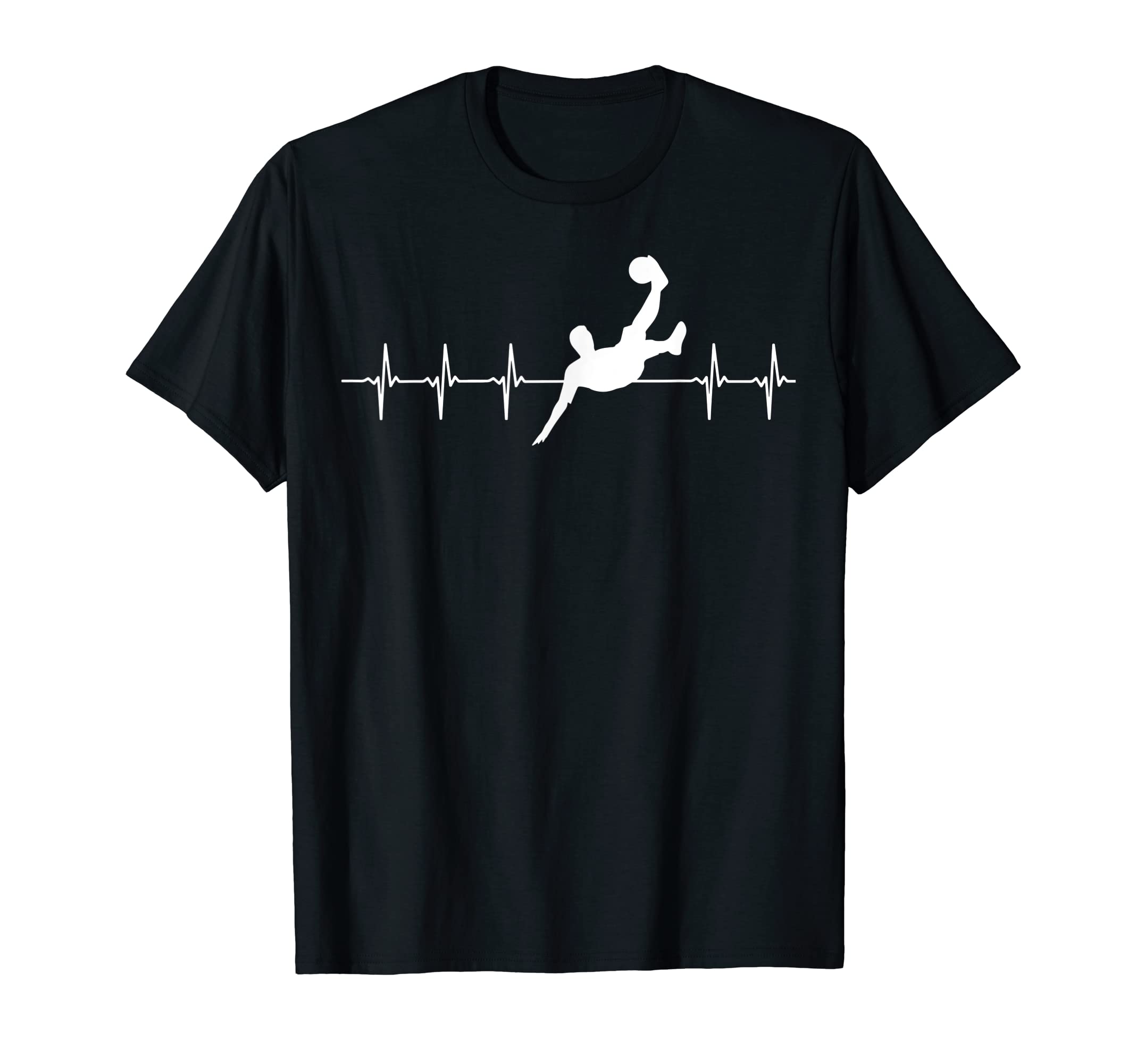 Soccer Heartbeat Ecg Football Player T-Shirt - Streetwear Style for Adults - T-Shirt, Sweatshirt, Hoodie