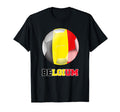 Belgium Soccer Soccer Ball Belgian T-Shirt - Unique Graphic for Adults - T-Shirt, Sweatshirt, Hoodie