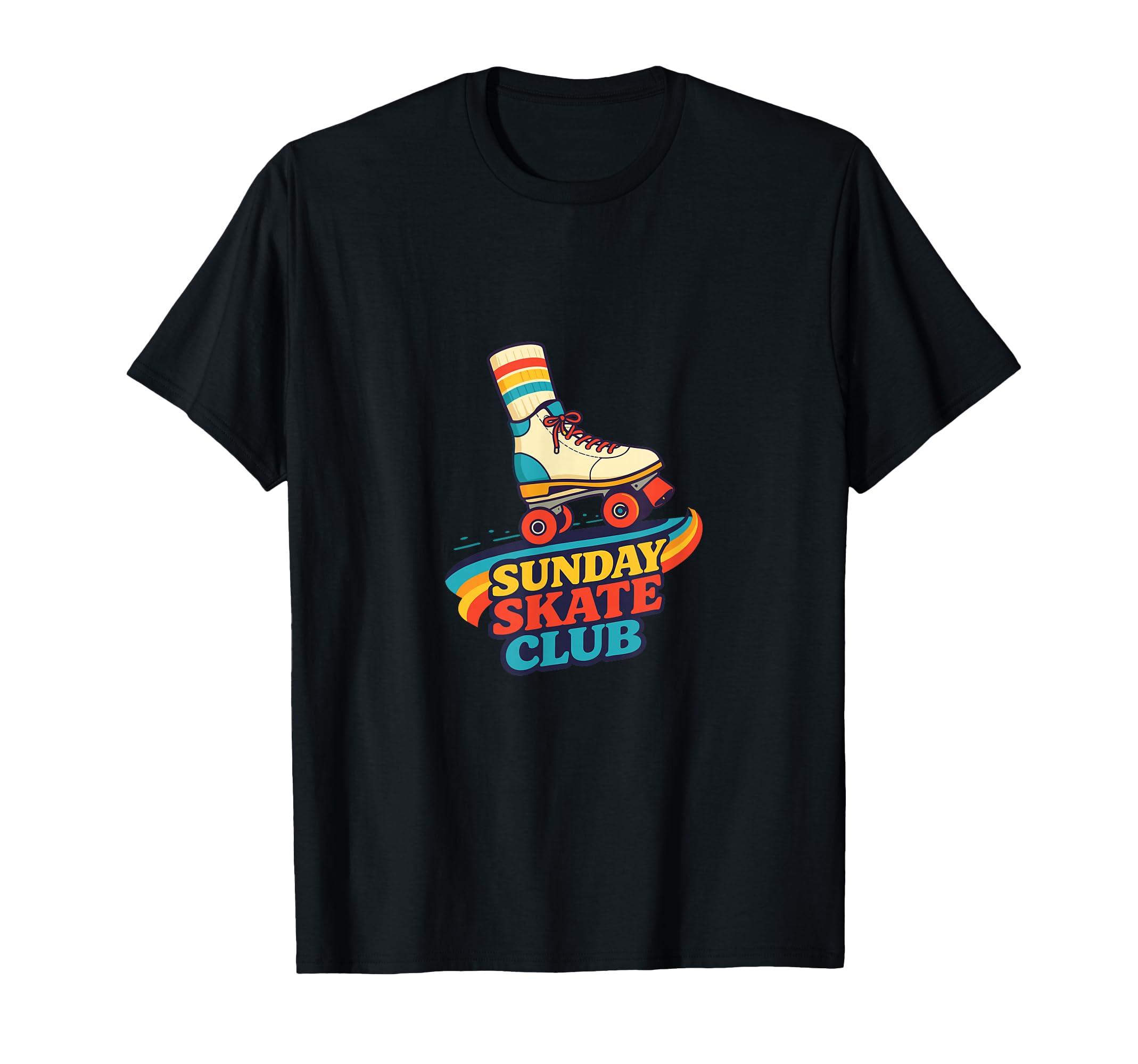 Sunday Skate Club Roller Skate Skater T-Shirt - Streetwear Style for Adults - T-Shirt, Sweatshirt, Hoodie
