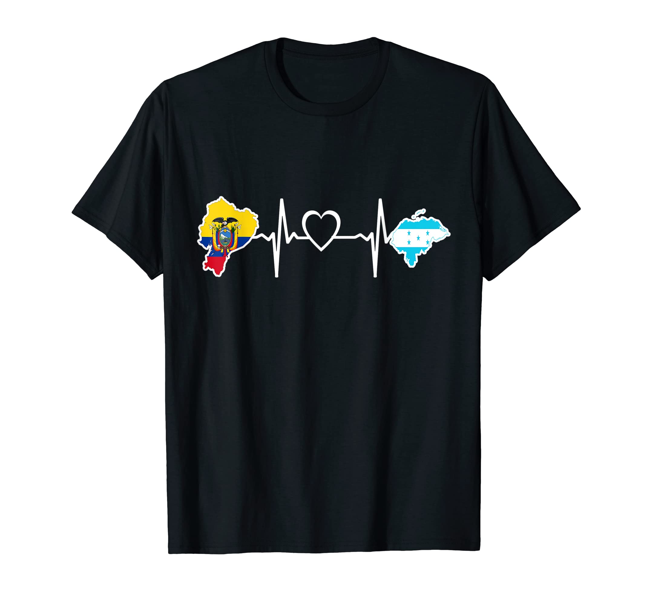 Ecuadorian Honduras Flag Ecuador T-Shirt - Minimalist Print Unisex - T-Shirt, Sweatshirt, Hoodie