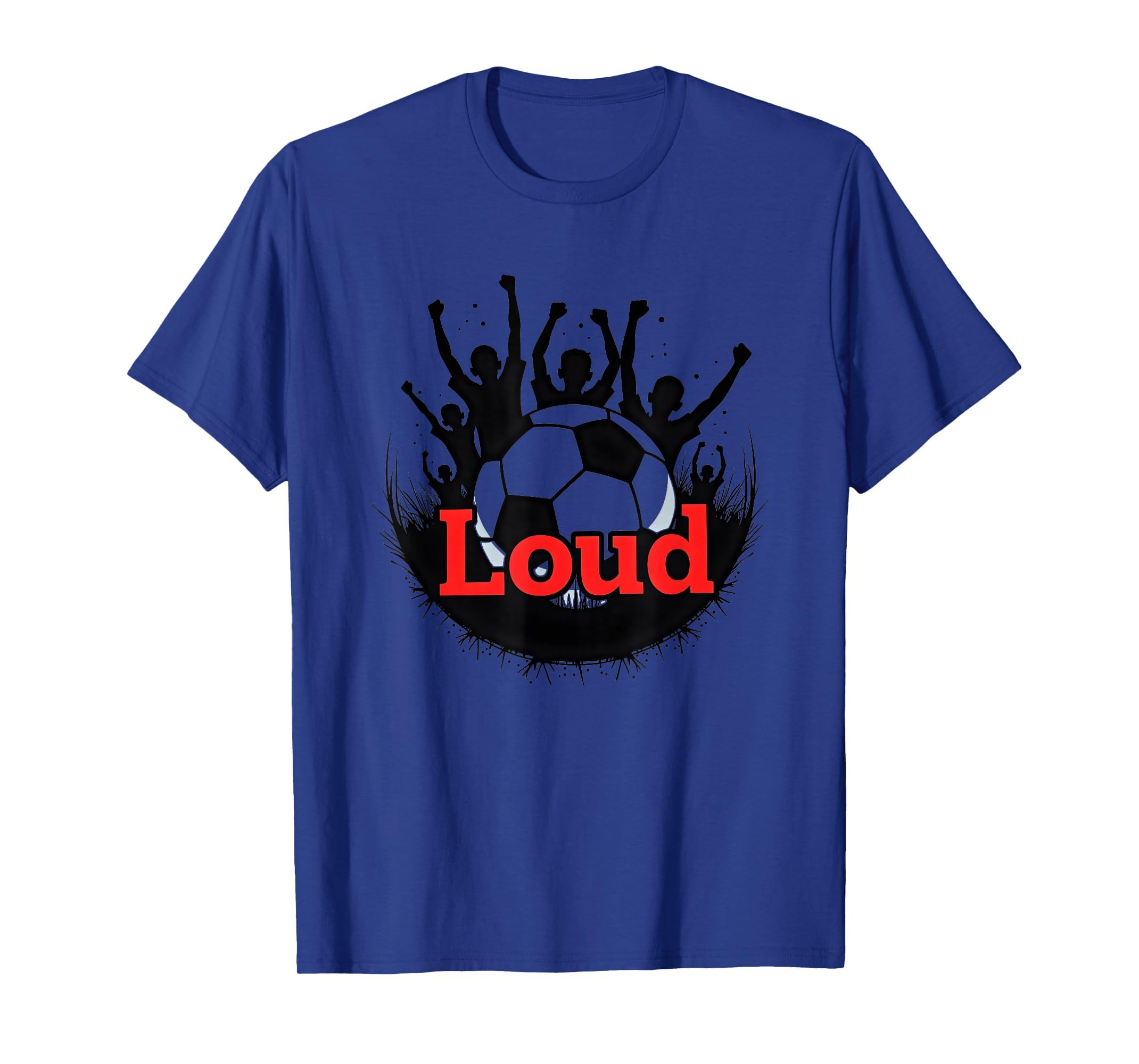 Soccer Mom Loud Proud Sideline Support T-Shirt - Graphic Print for Adults - T-Shirt, Sweatshirt, Hoodie