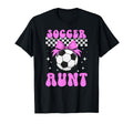 Soccer Aunt Soccer Player Auntie Coquette T-Shirt - Custom Art Print Unisex - T-Shirt, Sweatshirt, Hoodie