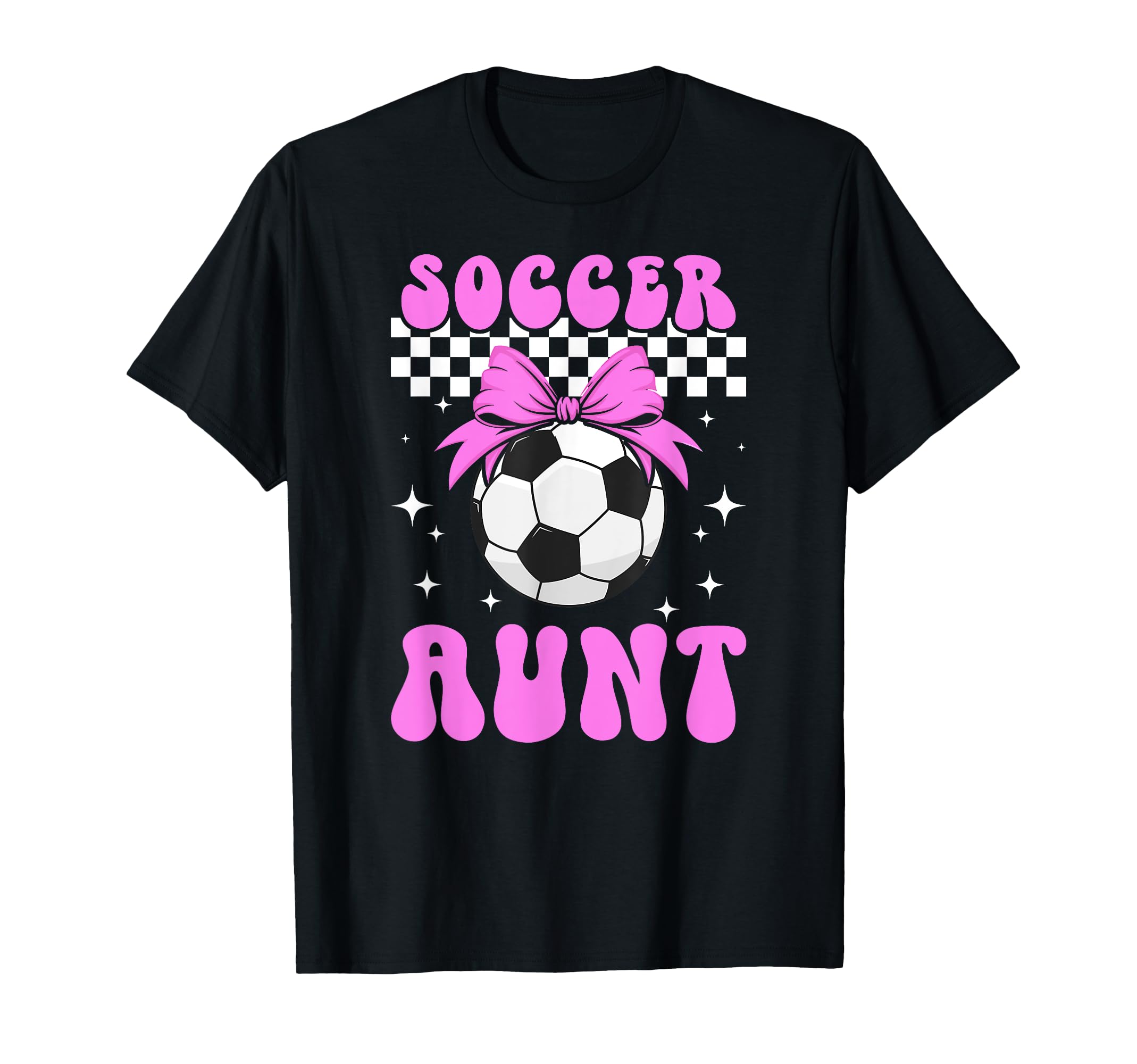 Soccer Aunt Soccer Player Auntie Coquette T-Shirt - Custom Art Print Unisex - T-Shirt, Sweatshirt, Hoodie