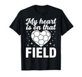My Heart Is That Field Soccer Heart T-Shirt - Unique Graphic Men Women - T-Shirt, Sweatshirt, Hoodie