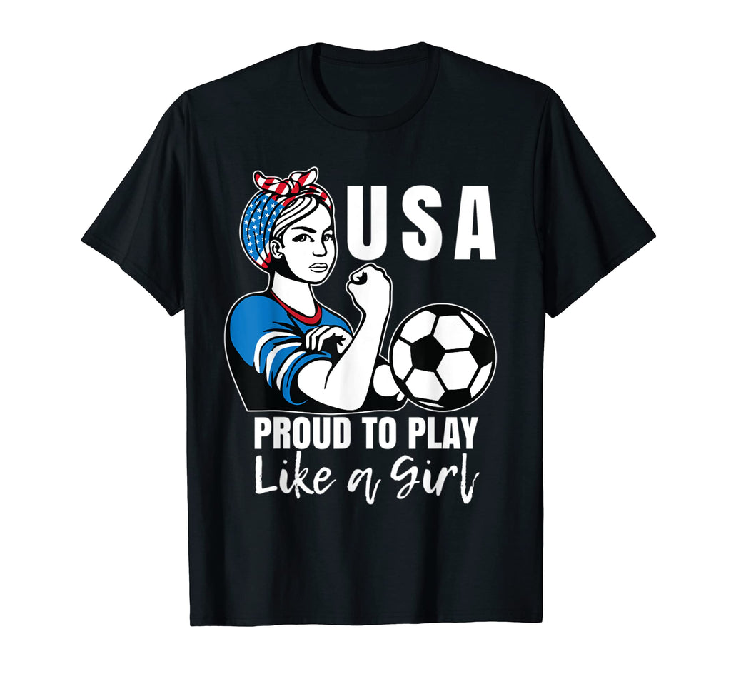 American Proud To Play Like American T-Shirt - Minimalist Print for Adults - T-Shirt, Sweatshirt, Hoodie