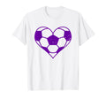 Soccer Heart Funny Soccer Player Mom T-Shirt - Trendy Graphic for Adults - T-Shirt, Sweatshirt, Hoodie