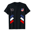 Retro10 American Football Usa Soccer T-Shirt - Novelty Apparel for Adults - T-Shirt, Sweatshirt, Hoodie
