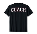 Coach Sports Trainer Varsity White T-Shirt - Aesthetic Graphic for Adults - T-Shirt, Sweatshirt, Hoodie