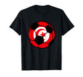 Tunisia Flag Soccer Fans Football T-Shirt - Custom Art Print Men Women - T-Shirt, Sweatshirt, Hoodie
