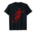 Soccer Player Typography Word Art T-Shirt - Custom Art Print Men Women - T-Shirt, Sweatshirt, Hoodie
