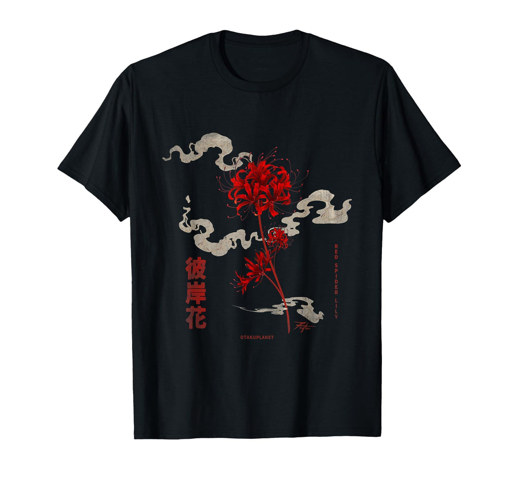 Higanbana Or Red Spider Lily 90S T-Shirt - Fun Novelty Design Unisex - T-Shirt, Sweatshirt, Hoodie