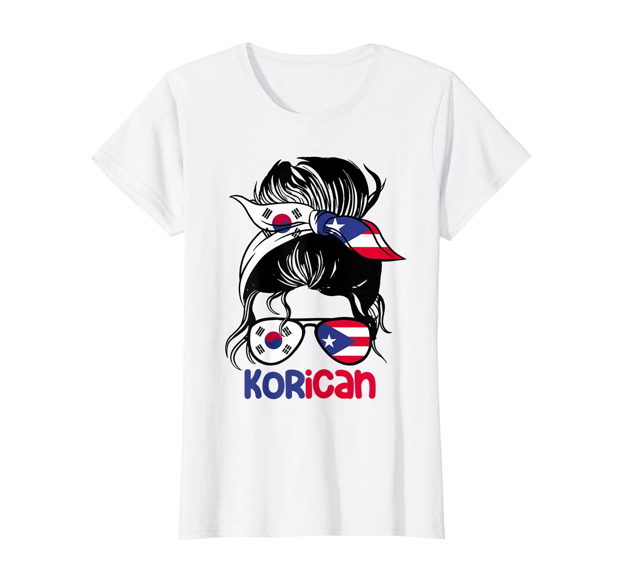 Korican Roots Half Korean Half Puerto T-Shirt - Unique Graphic for Adults - T-Shirt, Sweatshirt, Hoodie